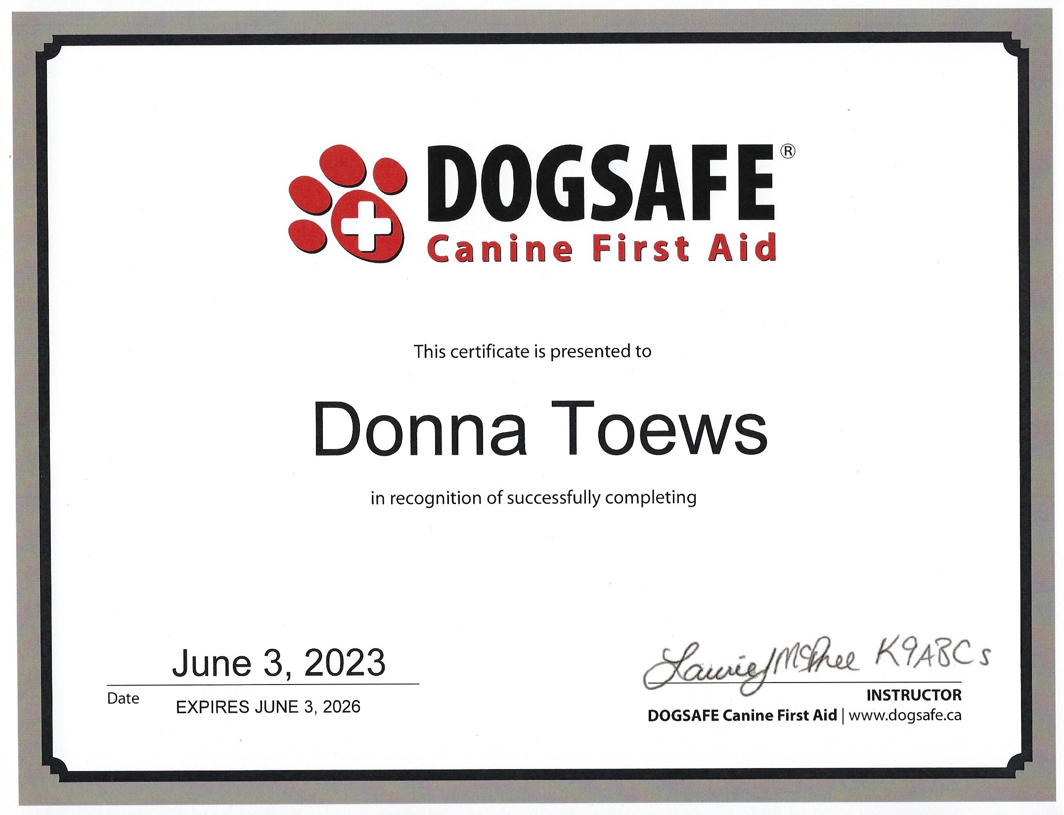 Dogsafe First Aid